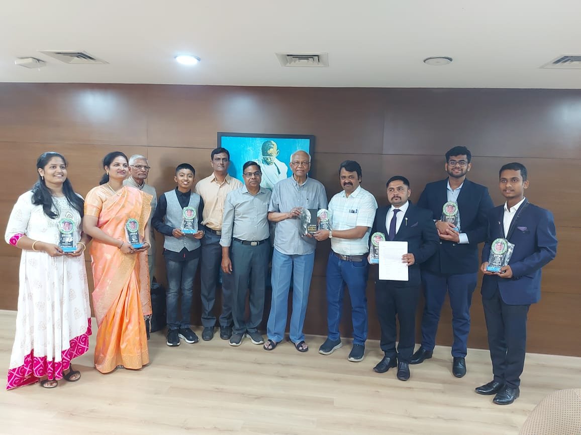 Group photograph from the innovation award event